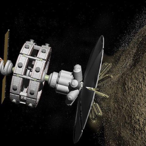 Asteroid Mining in California utilizing parts made by laser marking and laser welding by Laseronics